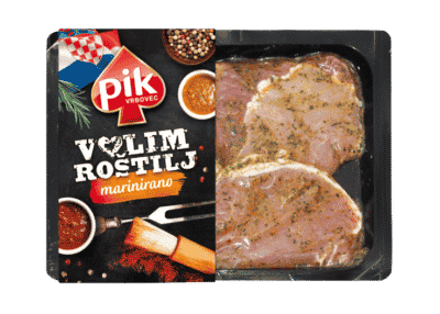 Pork tenderloin without bones steak (green marinade)