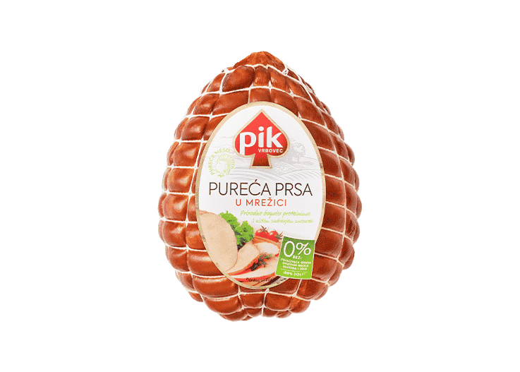 Turkey breast in netting